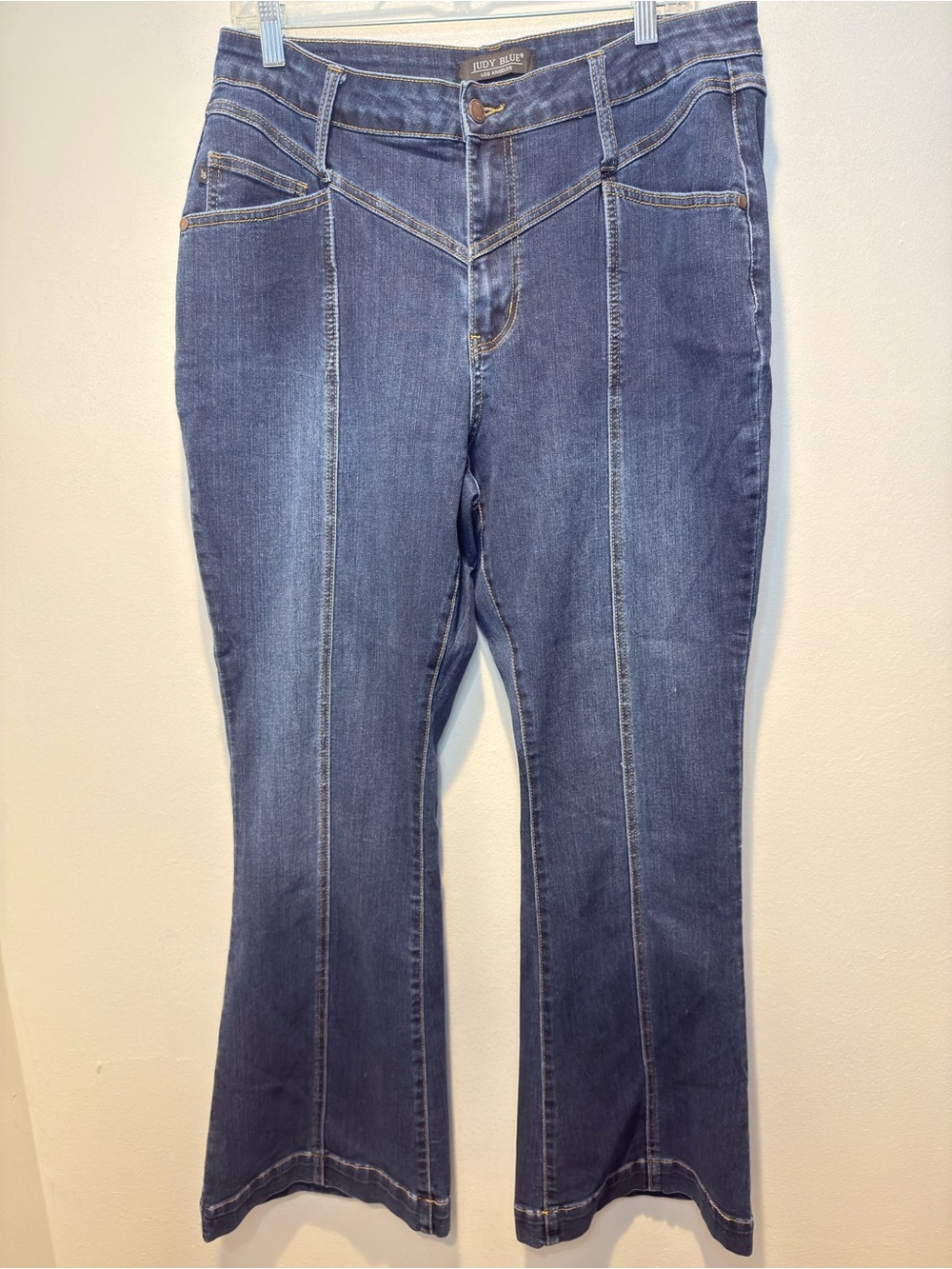 Judy Blue Flare Fit Dark Blue Western Denim Jeans Size 18W